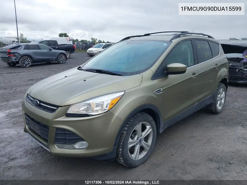 2013 Ford Escape VIN: 1FMCU9G90DUA15599 Lot: 12117306