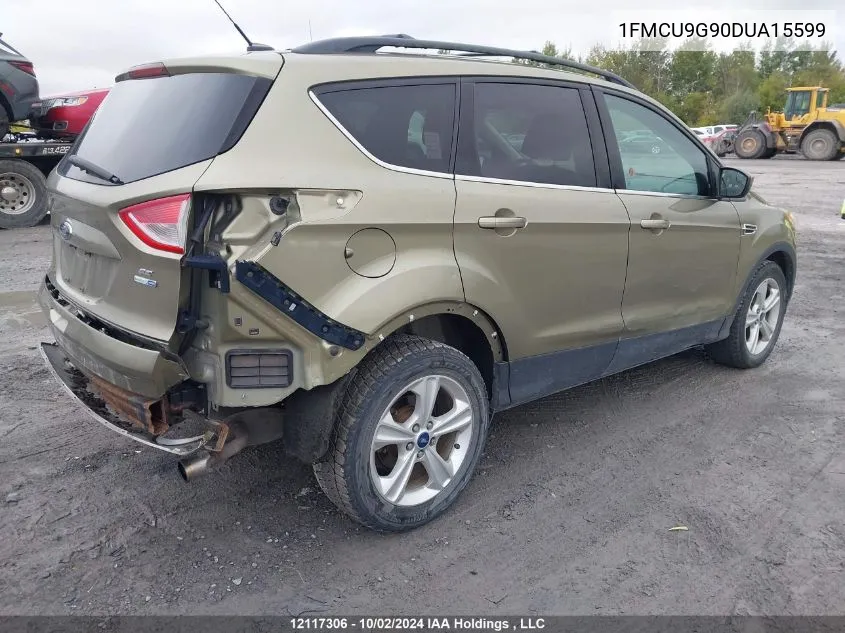 2013 Ford Escape VIN: 1FMCU9G90DUA15599 Lot: 12117306