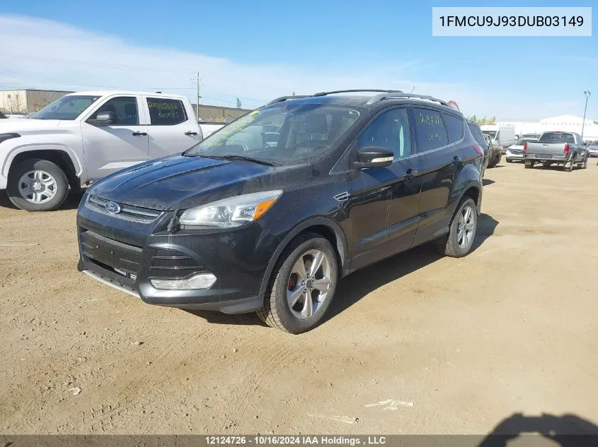 2013 Ford Escape Titanium VIN: 1FMCU9J93DUB03149 Lot: 12124726