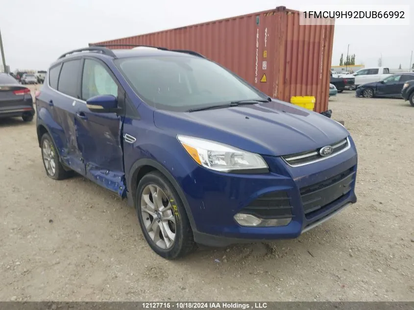 2013 Ford Escape Sel VIN: 1FMCU9H92DUB66992 Lot: 12127715