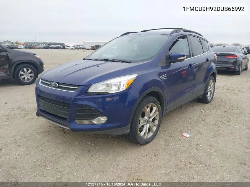 2013 Ford Escape Sel VIN: 1FMCU9H92DUB66992 Lot: 12127715