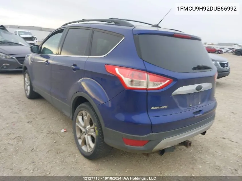 2013 Ford Escape Sel VIN: 1FMCU9H92DUB66992 Lot: 12127715