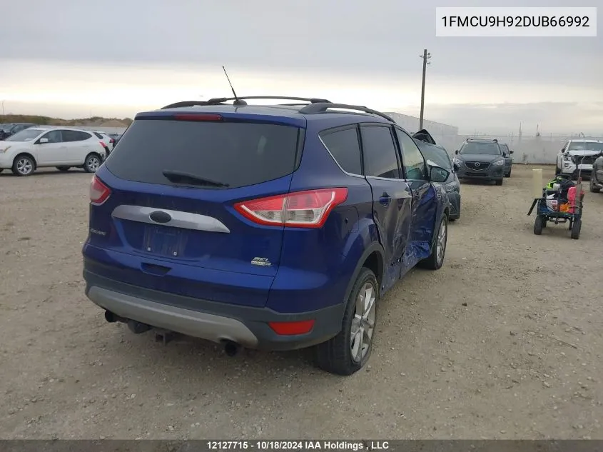 2013 Ford Escape Sel VIN: 1FMCU9H92DUB66992 Lot: 12127715