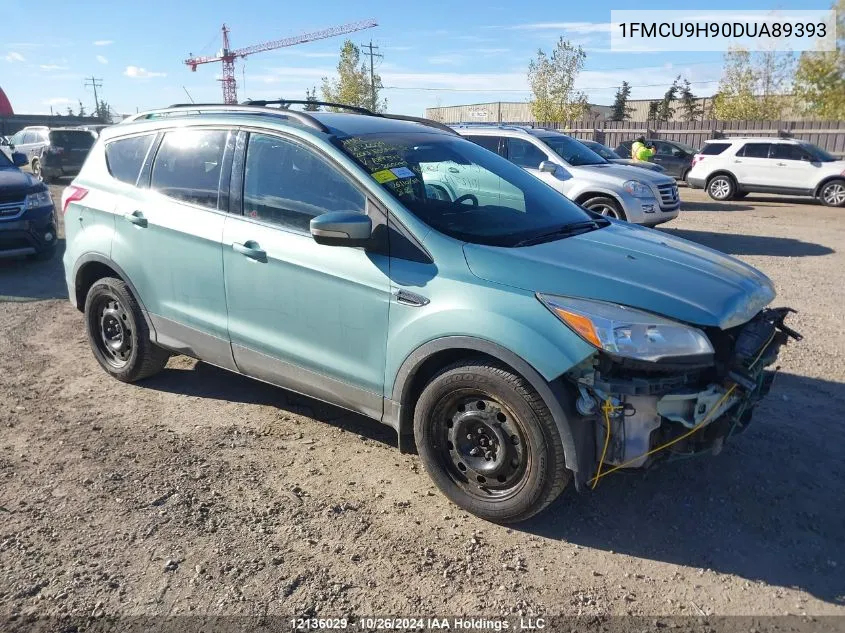 2013 Ford Escape Sel VIN: 1FMCU9H90DUA89393 Lot: 12136029