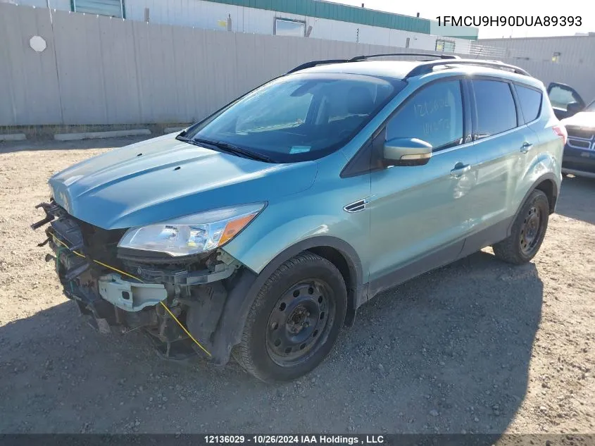 2013 Ford Escape Sel VIN: 1FMCU9H90DUA89393 Lot: 12136029