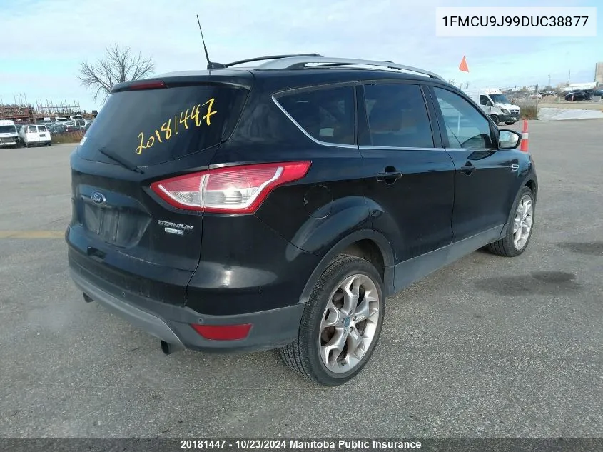 2013 Ford Escape Titanium VIN: 1FMCU9J99DUC38877 Lot: 20181447