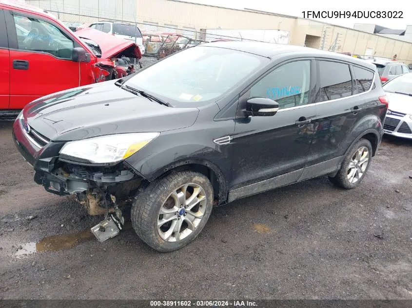 2013 Ford Escape Sel VIN: 1FMCU9H94DUC83022 Lot: 38911602