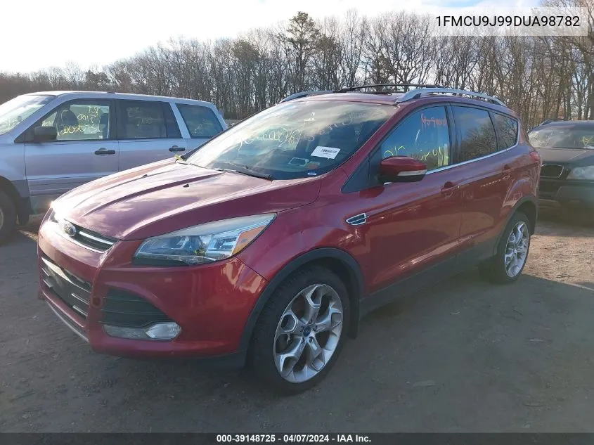 2013 Ford Escape Titanium VIN: 1FMCU9J99DUA98782 Lot: 39148725