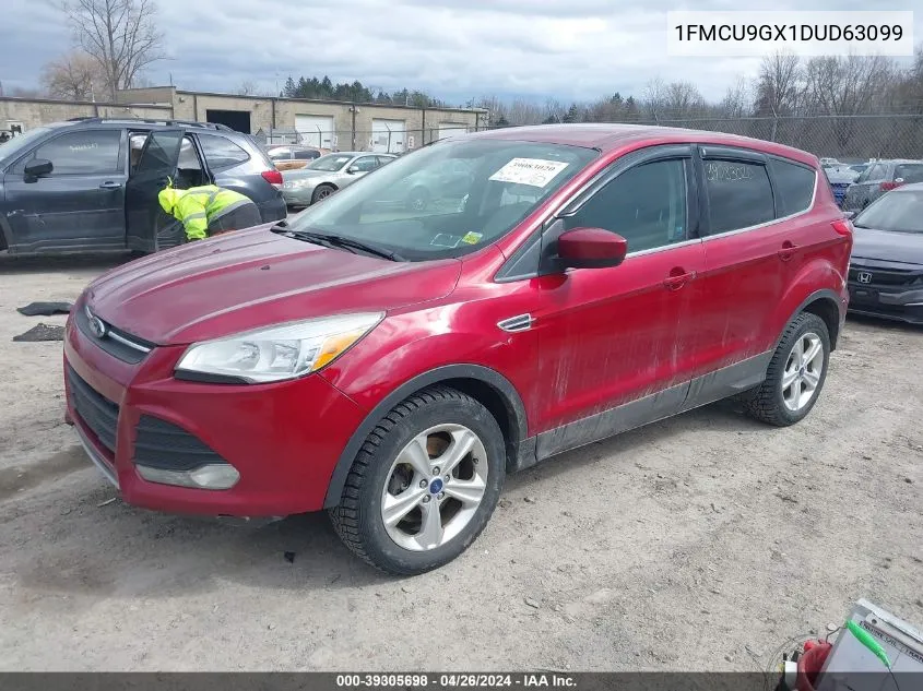 2013 Ford Escape Se VIN: 1FMCU9GX1DUD63099 Lot: 39305698