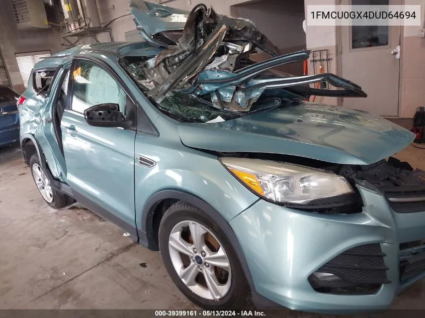 1FMCU0GX4DUD64694 2013 Ford Escape Se