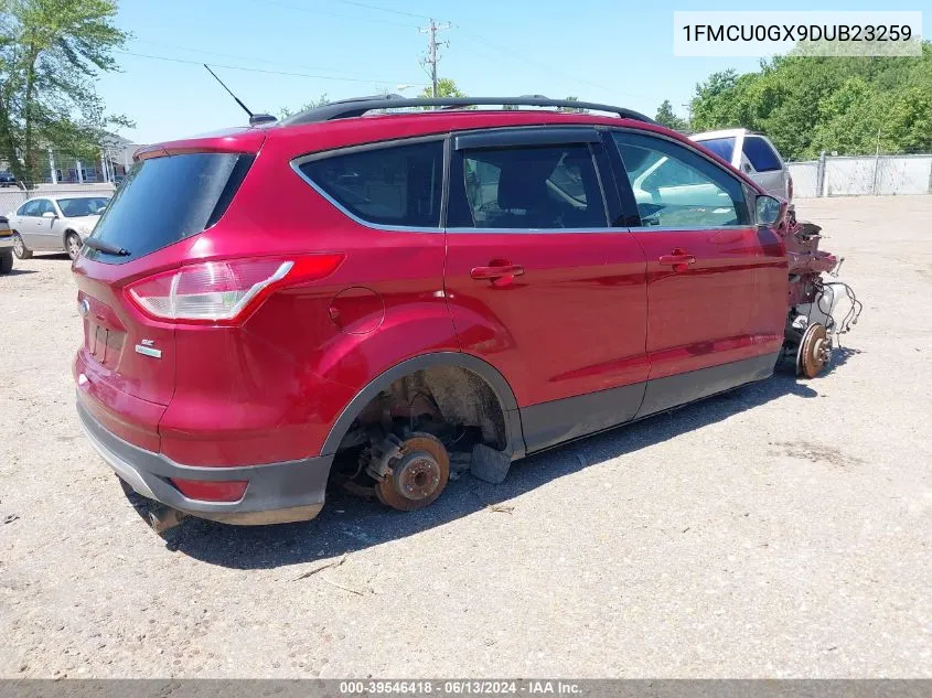 2013 Ford Escape Se VIN: 1FMCU0GX9DUB23259 Lot: 39546418