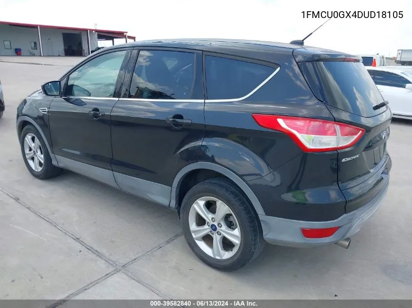 2013 Ford Escape Se VIN: 1FMCU0GX4DUD18105 Lot: 39582840