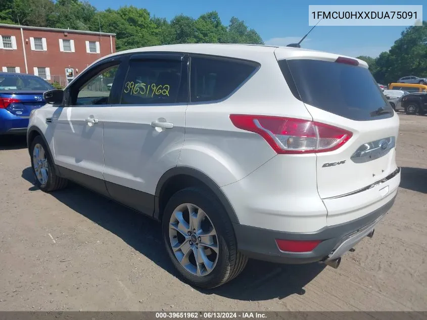 1FMCU0HXXDUA75091 2013 Ford Escape Sel