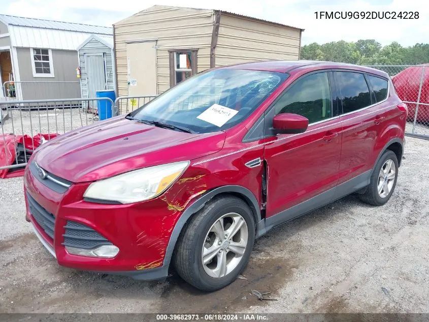 2013 Ford Escape Se VIN: 1FMCU9G92DUC24228 Lot: 39682973