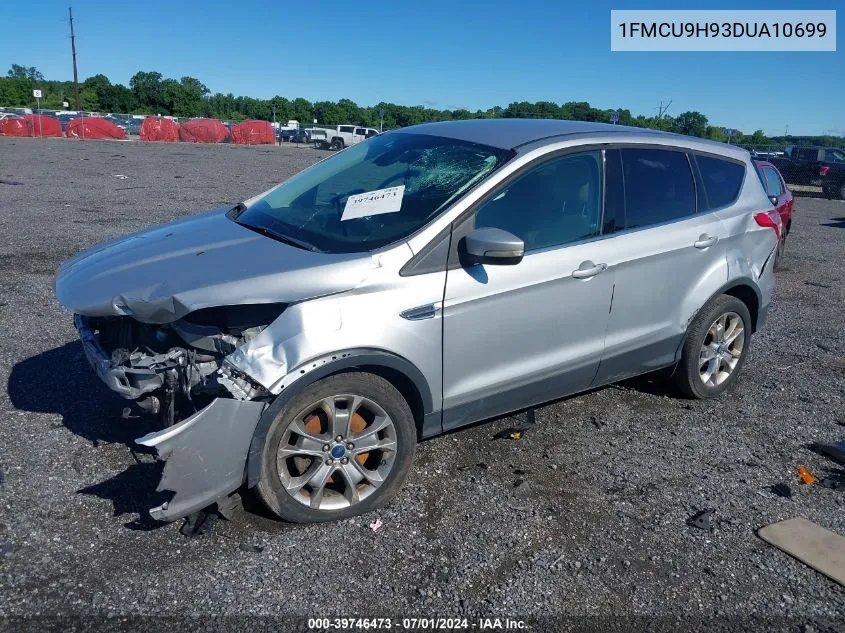 2013 Ford Escape Sel VIN: 1FMCU9H93DUA10699 Lot: 39746473