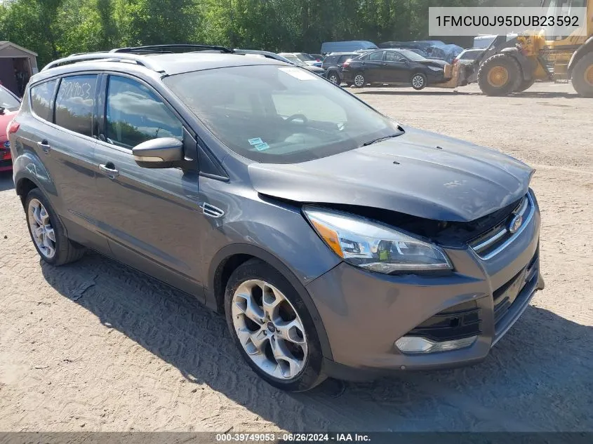 2013 Ford Escape Titanium VIN: 1FMCU0J95DUB23592 Lot: 39749053