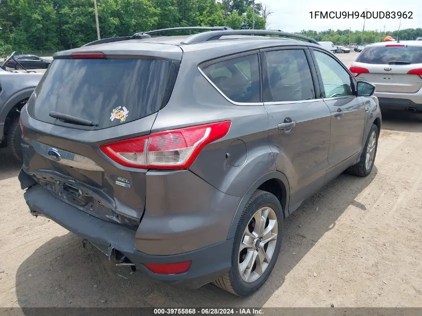 2013 Ford Escape Sel VIN: 1FMCU9H94DUD83962 Lot: 39755868