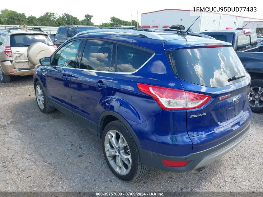 2013 Ford Escape Titanium VIN: 1FMCU0J95DUD77433 Lot: 39757609