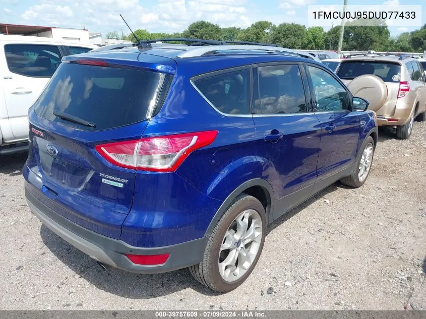 2013 Ford Escape Titanium VIN: 1FMCU0J95DUD77433 Lot: 39757609