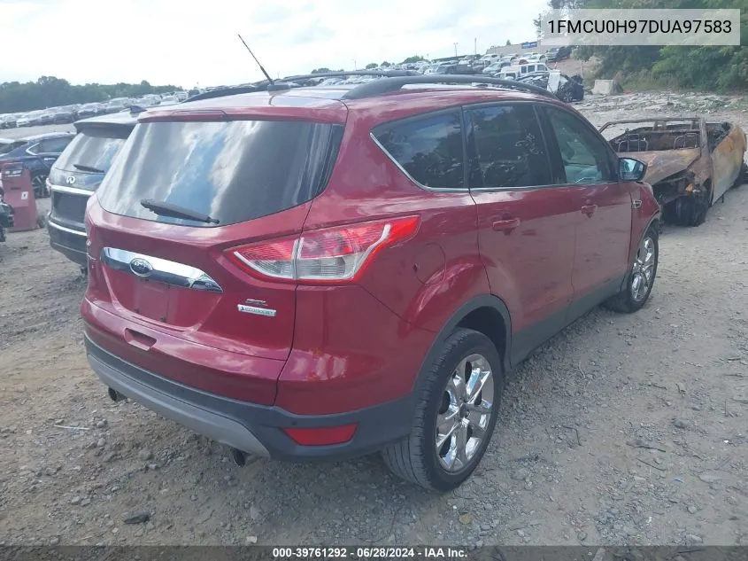 2013 Ford Escape Sel VIN: 1FMCU0H97DUA97583 Lot: 39761292