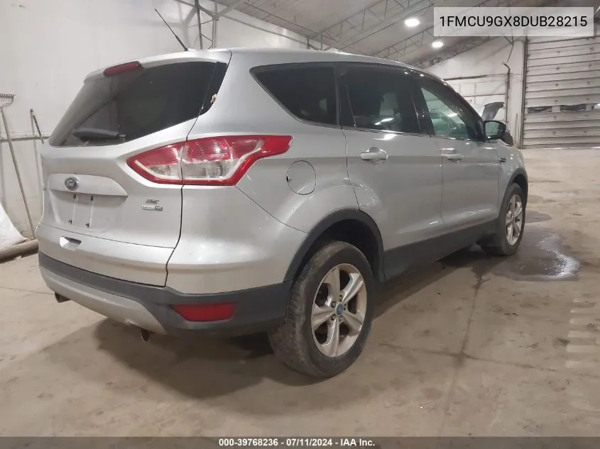 2013 Ford Escape Se VIN: 1FMCU9GX8DUB28215 Lot: 39768236