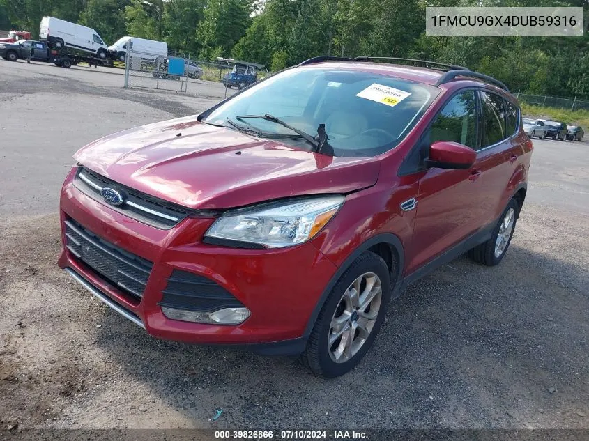 1FMCU9GX4DUB59316 2013 Ford Escape Se