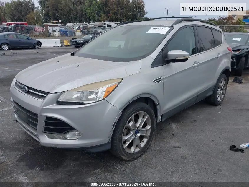 2013 Ford Escape Sel VIN: 1FMCU0HX3DUB02521 Lot: 39862333