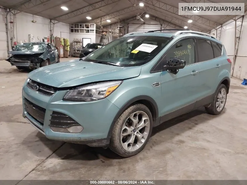 2013 Ford Escape Titanium VIN: 1FMCU9J97DUA91944 Lot: 39880662