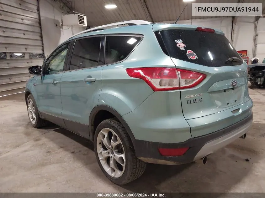 2013 Ford Escape Titanium VIN: 1FMCU9J97DUA91944 Lot: 39880662