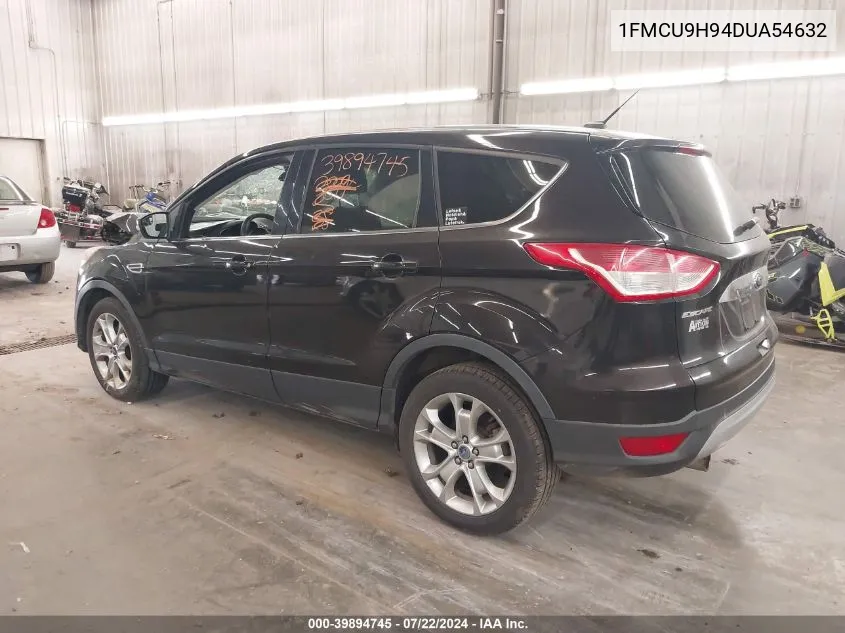 2013 Ford Escape Sel VIN: 1FMCU9H94DUA54632 Lot: 39894745