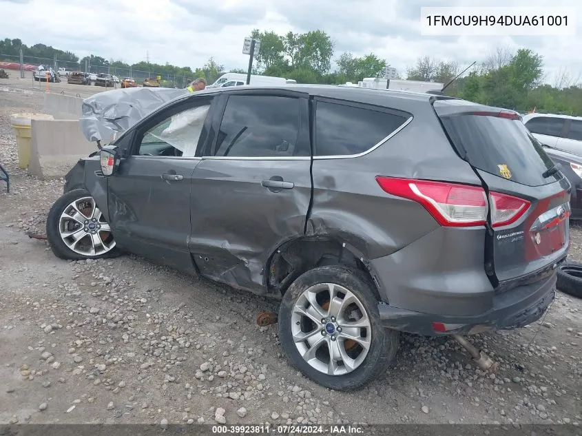 2013 Ford Escape Sel VIN: 1FMCU9H94DUA61001 Lot: 39923811