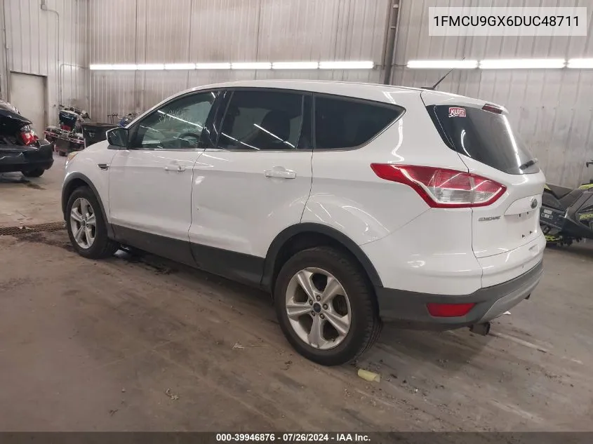 2013 Ford Escape Se VIN: 1FMCU9GX6DUC48711 Lot: 39946876