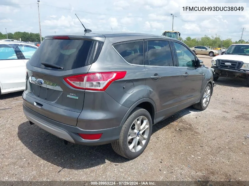 2013 Ford Escape Sel VIN: 1FMCU0H93DUC38049 Lot: 39953224