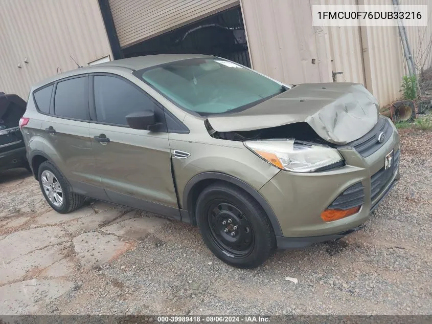 2013 Ford Escape S VIN: 1FMCU0F76DUB33216 Lot: 39989418