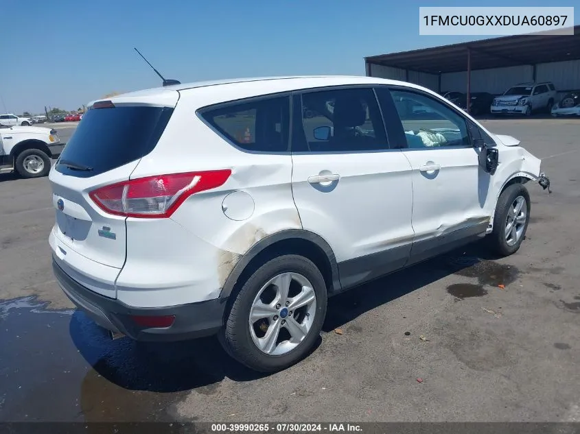 2013 Ford Escape Se VIN: 1FMCU0GXXDUA60897 Lot: 39990265