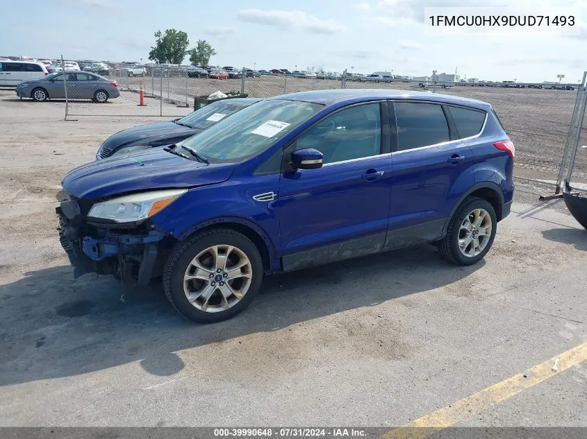 2013 Ford Escape Sel VIN: 1FMCU0HX9DUD71493 Lot: 39990648