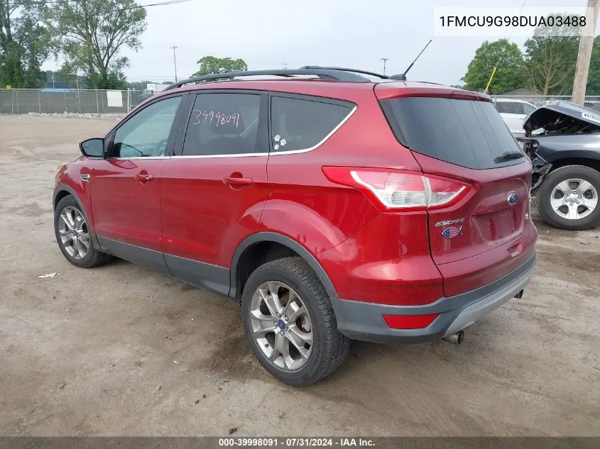 2013 Ford Escape Se VIN: 1FMCU9G98DUA03488 Lot: 39998091