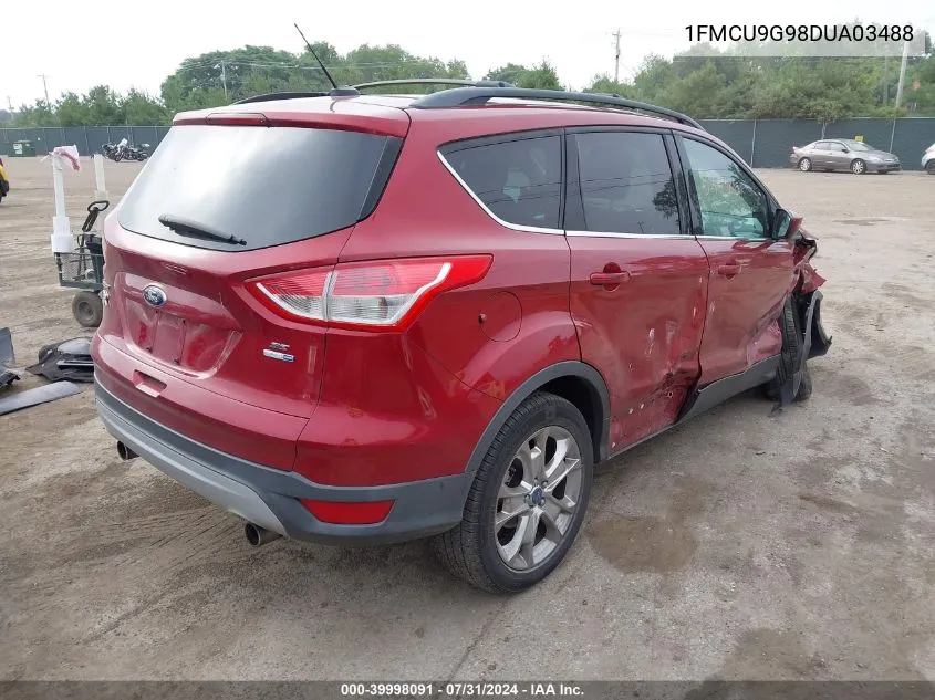 2013 Ford Escape Se VIN: 1FMCU9G98DUA03488 Lot: 39998091