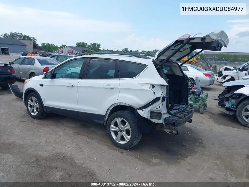 2013 Ford Escape Se VIN: 1FMCU0GXXDUC84977 Lot: 40013752