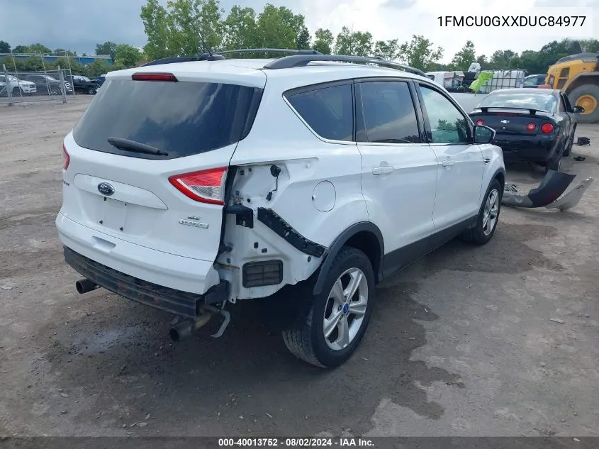 2013 Ford Escape Se VIN: 1FMCU0GXXDUC84977 Lot: 40013752