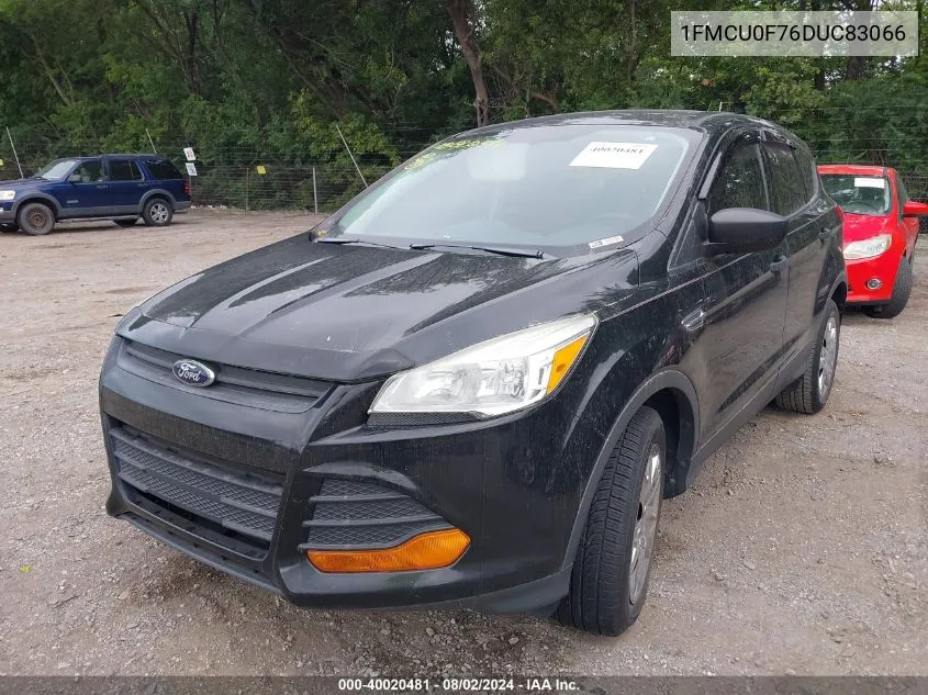 2013 Ford Escape S VIN: 1FMCU0F76DUC83066 Lot: 40020481