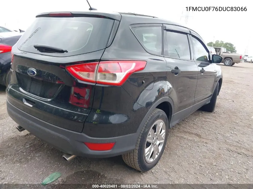 2013 Ford Escape S VIN: 1FMCU0F76DUC83066 Lot: 40020481