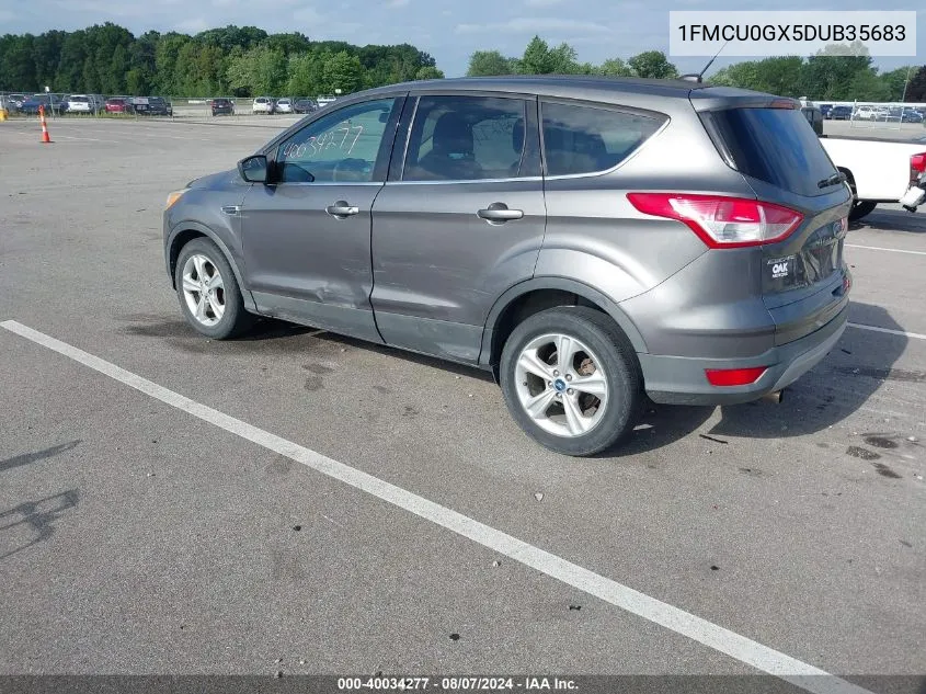 2013 Ford Escape Se VIN: 1FMCU0GX5DUB35683 Lot: 40034277