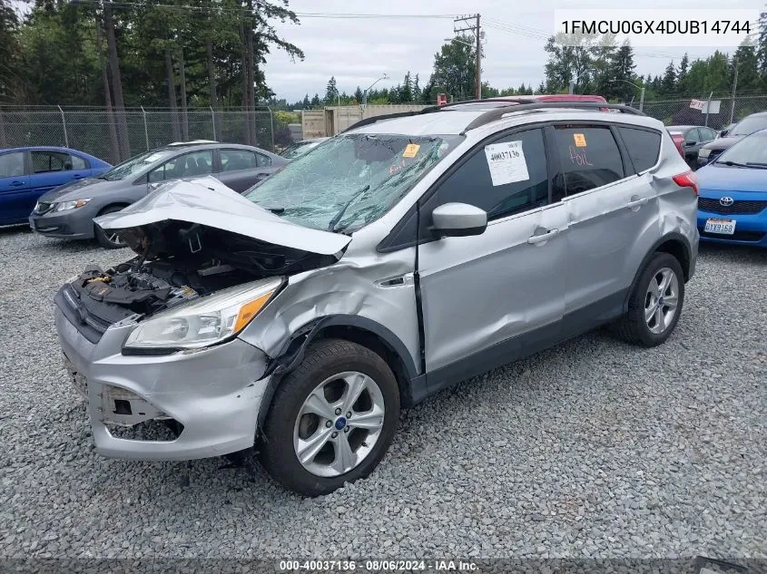 2013 Ford Escape Se VIN: 1FMCU0GX4DUB14744 Lot: 40037136