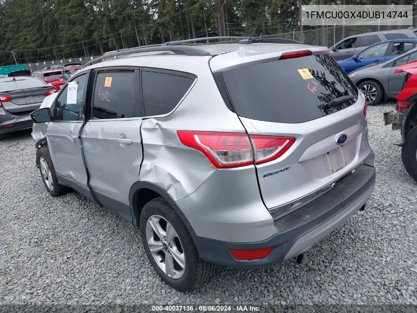 2013 Ford Escape Se VIN: 1FMCU0GX4DUB14744 Lot: 40037136