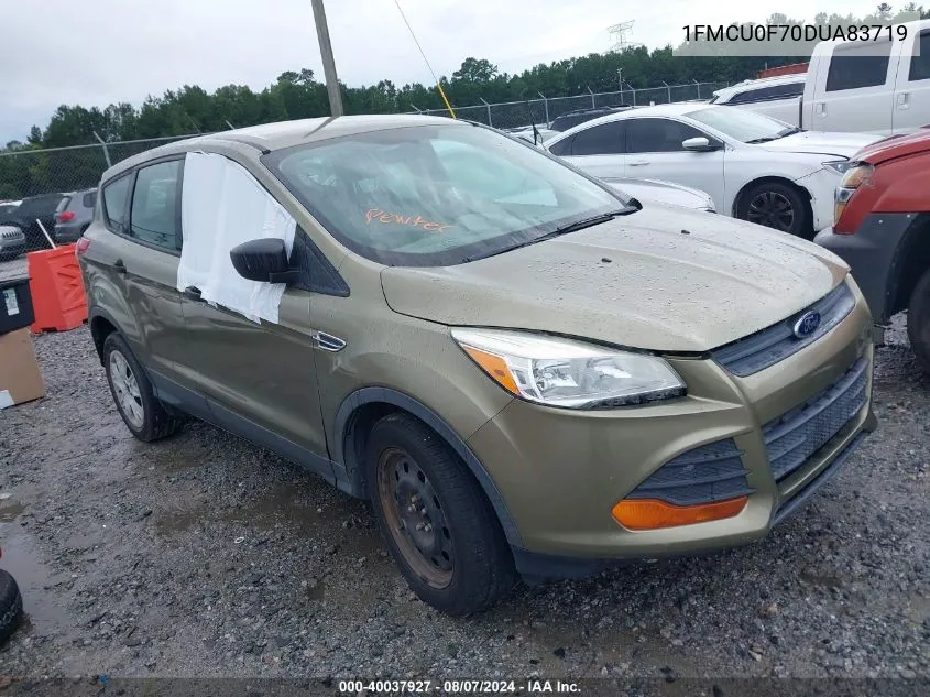 2013 Ford Escape S VIN: 1FMCU0F70DUA83719 Lot: 40037927