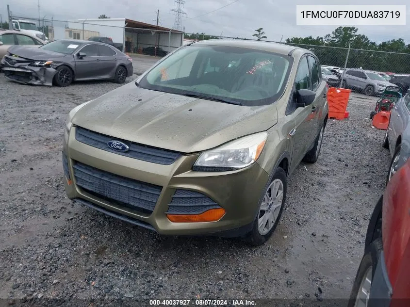 2013 Ford Escape S VIN: 1FMCU0F70DUA83719 Lot: 40037927