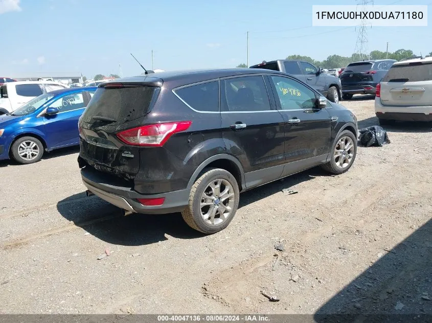 2013 Ford Escape Sel VIN: 1FMCU0HX0DUA71180 Lot: 40047136