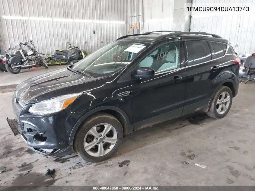 2013 Ford Escape Se VIN: 1FMCU9G94DUA13743 Lot: 40047858