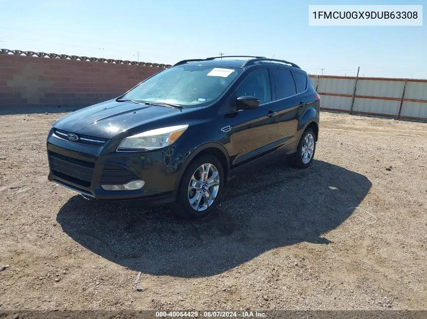 2013 Ford Escape Se VIN: 1FMCU0GX9DUB63308 Lot: 40054429